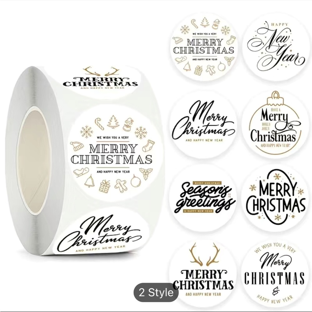 Holiday stickers